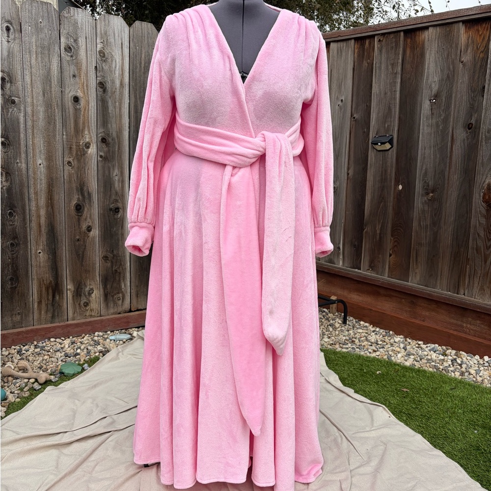 Baby Pink Felicia Supreme Dressing Gown